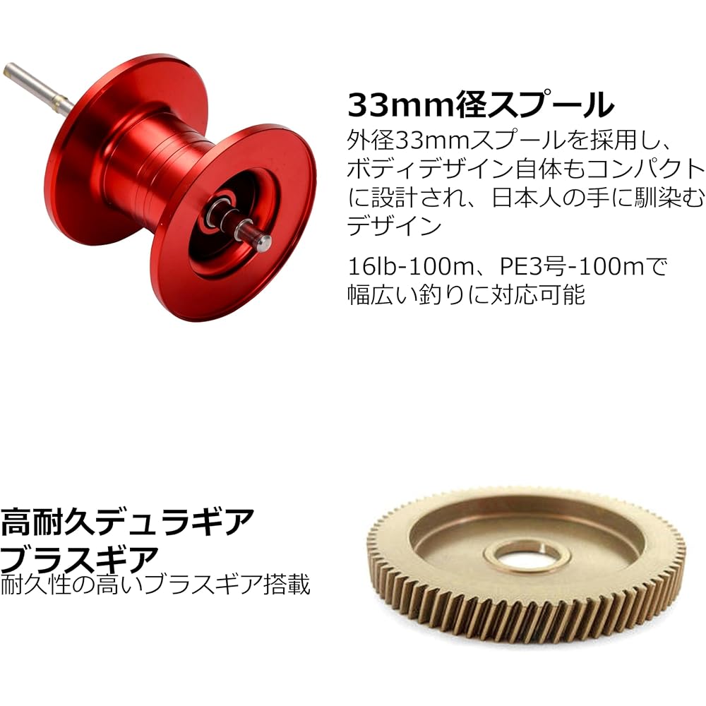 Abu Garcia Blackmax-L Low Profile Baitcasting Reel for Bass and Saltwater Fishing