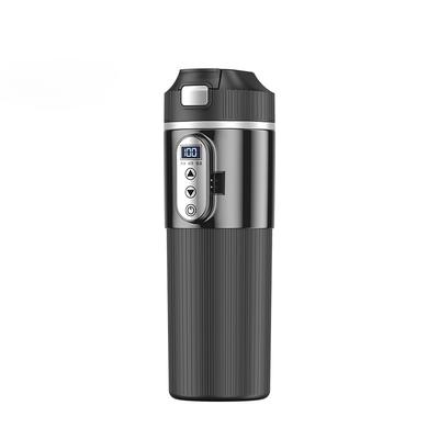 Bouteille Bouilloire Intelligente de Grande Capacité 500ML pour Voiture Voyage en Plein Air Portable Bouilloire Électrique Tasse Isolée en Acier Inoxydable