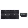 250W Monocrystalline Solar Panel Kit with 10A Charge Controller Dual USB Ports for RV Car Boat Battery Charging