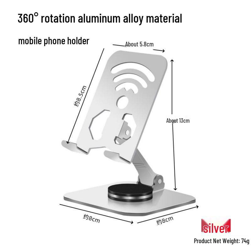 360° Rotatable Foldable Phone & Tablet Stand - Portable Multifunctional Holder, Creative Gift