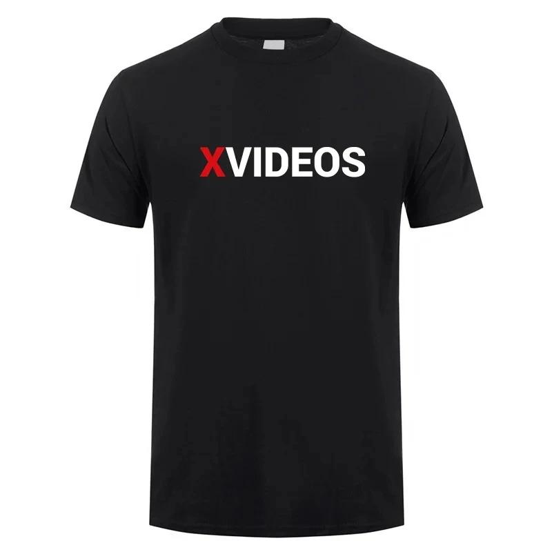 T-shirt Xvideos Estiva Unisex Cotone Manica Corta T-shirt Xvideos Unisex Magliette Regalo
