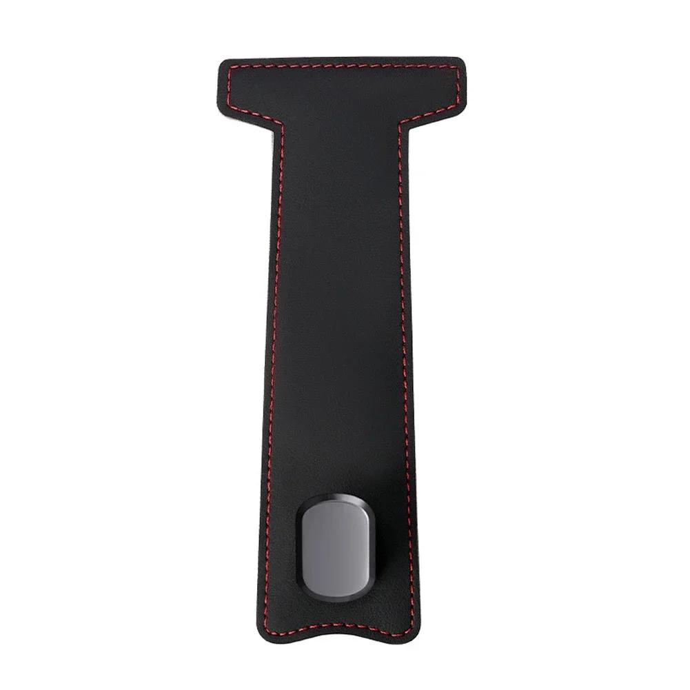 Universal Car Passenger Glove Box Hidden Hooks Purse Bag Suede Leather Hanger Hat Holder Interior Storage Auto Hook Accessories