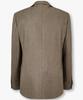 Man On The Boon Notched Lapel Flannel Suit Jacket_Dark Beige 4714351005