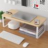 Rotating Wooden Desktop Monitor Stand and Storage Riser