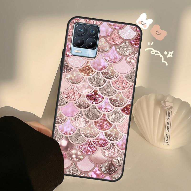 Love Rose Gold Style Case For Realme C55 C63 C61 C51 C53 C25 C65 C67 C71 C75 11 12 13 14 Pro Plus GT6 GT7 15 Pro