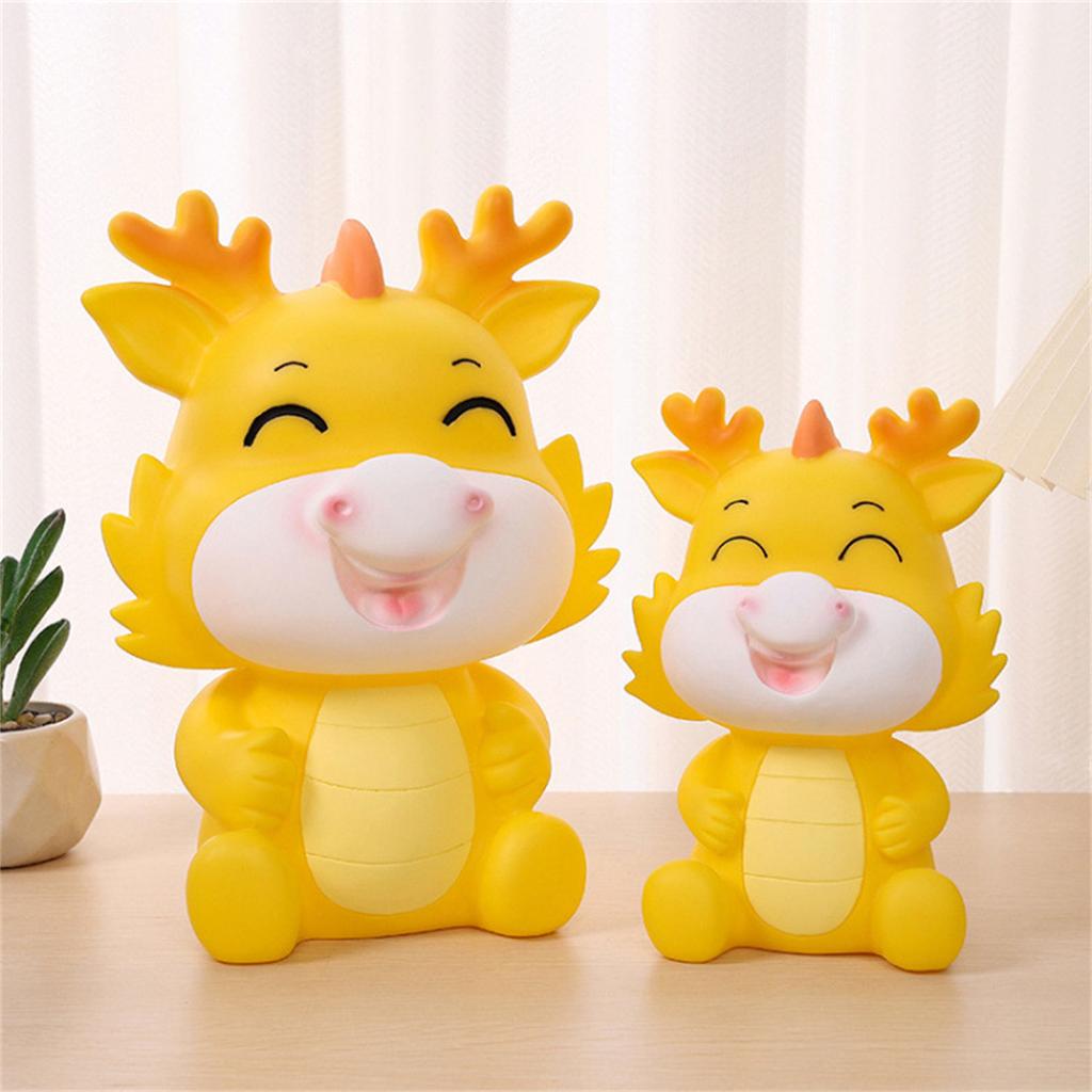 Stylish Dragon Piggy Banks Save Money Organization Box Household Decor for School Office Bedroom Dormitory Container