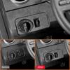 For Ford Mustang 2005-2009 Soft Suede Fabic Car Headlight Control Panel Adjusting Switch Trim Frame Interior Decoration Sticker
