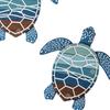 Wooden Beach Wall Art Vintage Sea Turtle Duck Bird Wall Decor Rustic Farmhouse Coastal Ocean Hanging Ornament for Living Room Bedroom