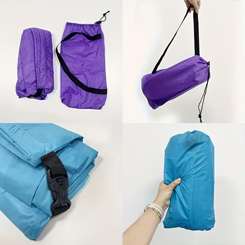 1PC inflatable garden sofa single model, fast inflation, foldable, comfortable, portable and lightweight