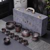 Haofeng Jianshui Zitao Embossed Lotus Gongfu Tea Set
