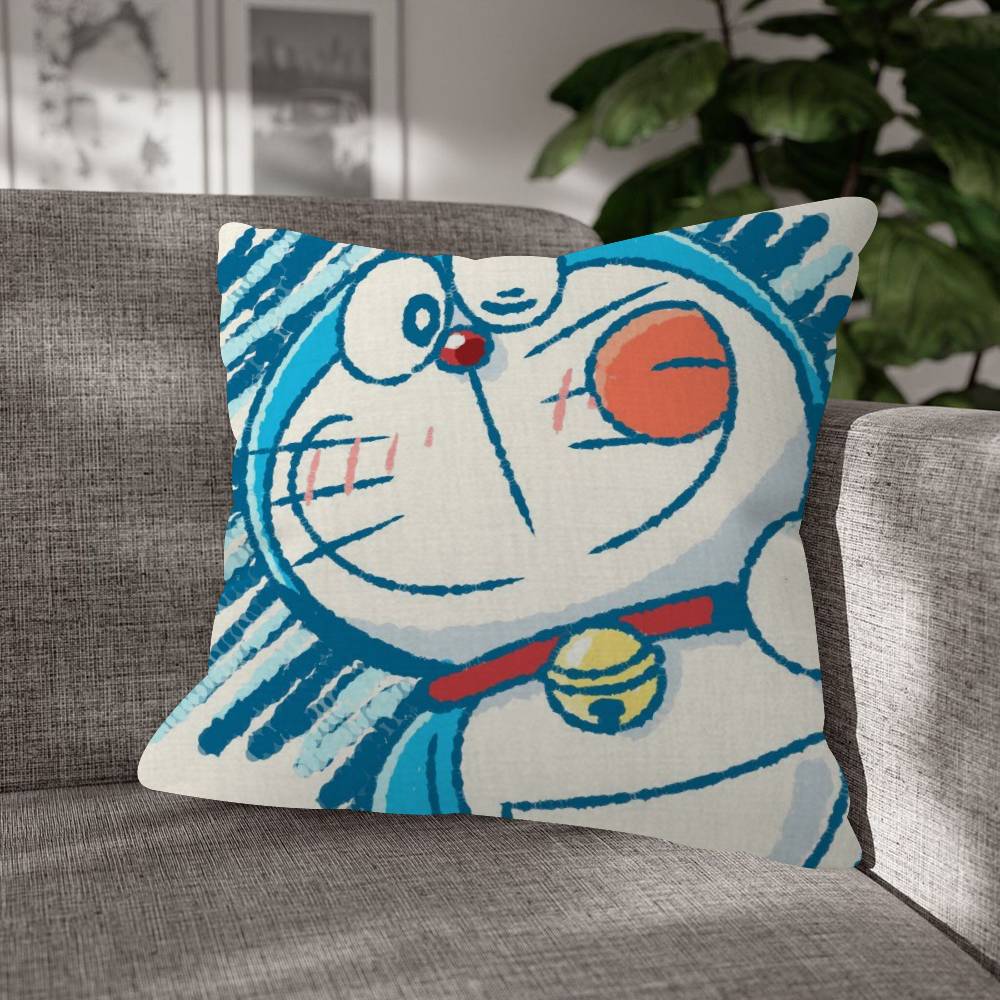 Doraemon Blue Cat Children Fashion Decorative Pillowcase Throw Cover Pillow Case Cushion For Living Room Square Home Decor