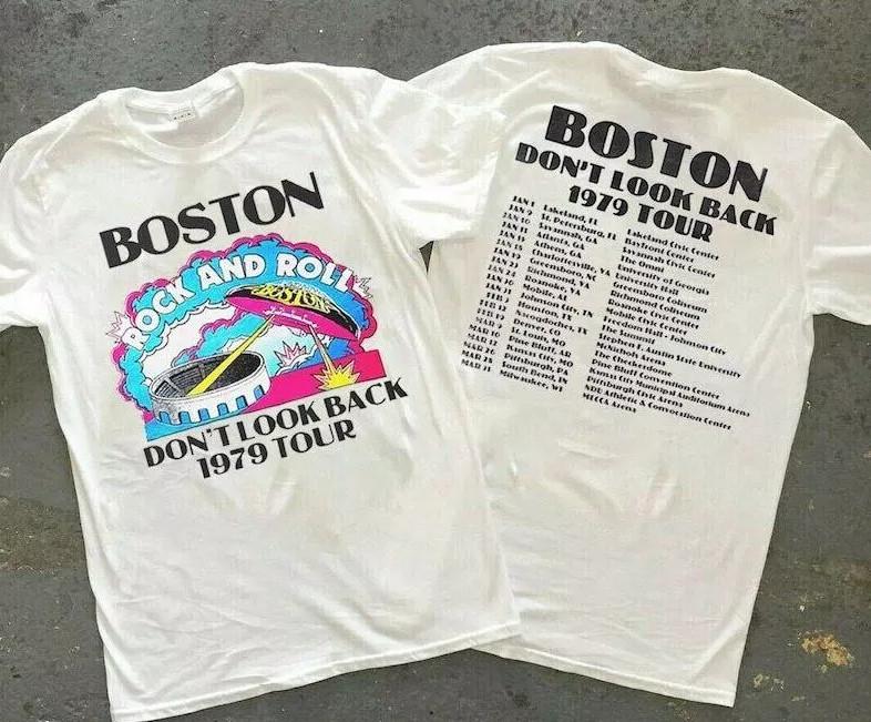 Vintage Boston Rock Band Don t Look Back 1979 Tour Unisex Classic T-shirt Unisex T-Shirt XXXXL