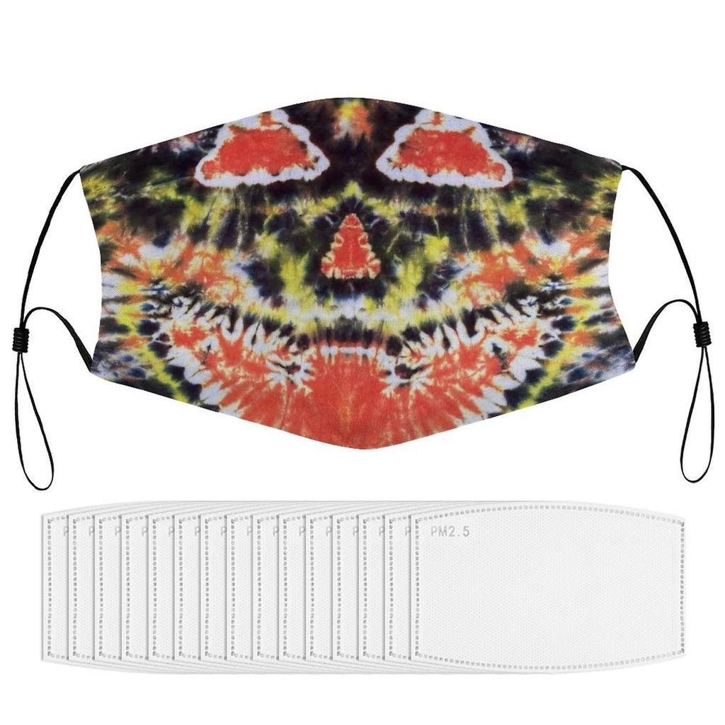 1 Opakowanie Maska Przeciwpyłowa Wielokrotnego Użytku z Elastycznego Nylonowego Materiału Stretch i 5/10/15 Opcjami Filtra Dla Oddychającej Ochrony do Codziennego Użytku