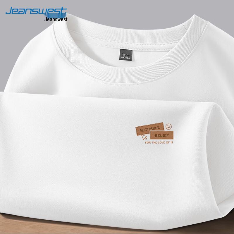 Jeanswest Men s Heavyweight Pure Cotton Long Sleeve T-Shirt L