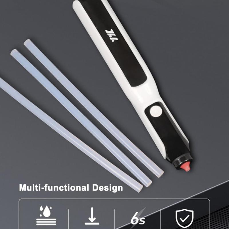 Portable Hot Glues Applicator Battery Powered Handheld Adhesive Glues Guns for Home DIY Projects 7mm Compatible