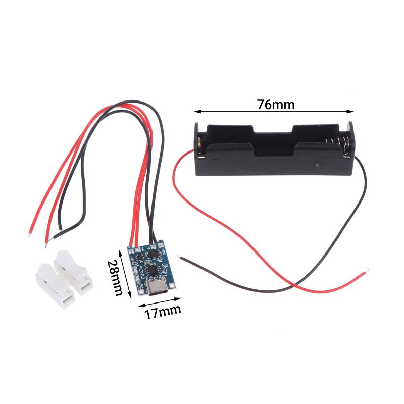 18650 TP4056 Lithium Battery Charger Module DIY Kit Fast Charging USB Power Boost Board for Mobile Power DIY Project