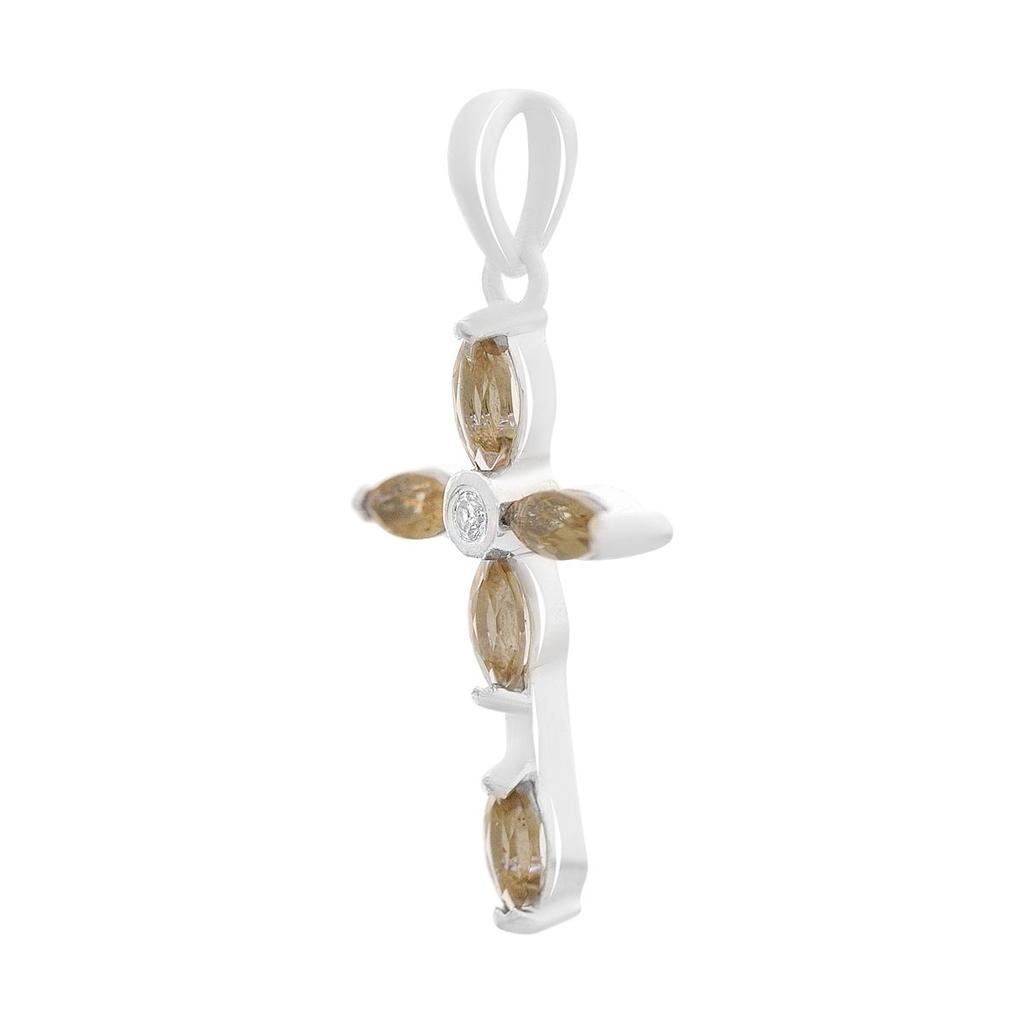 Silver Cross with Sultanite 1.365ct (2169192)