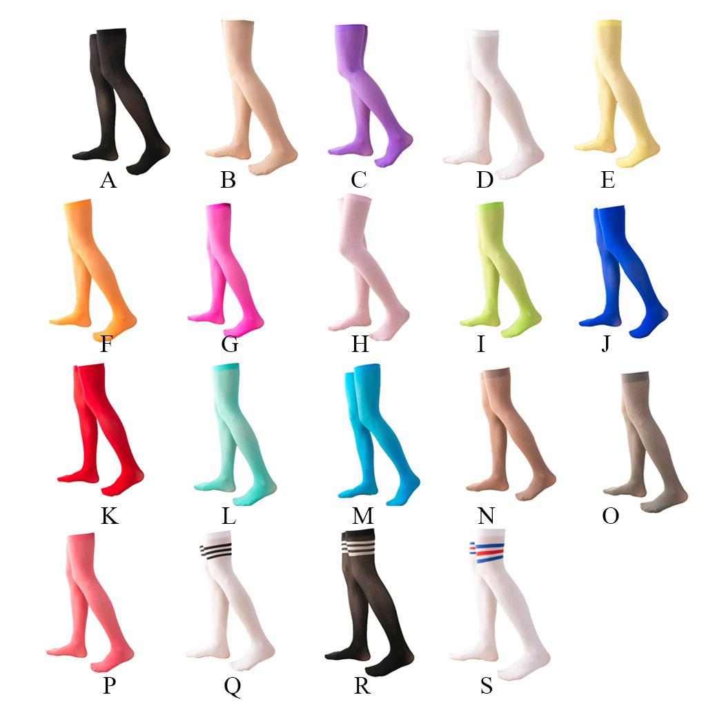 40 Daily High Attractive for Stockings Pair Socks Cosplay Elasticity Personality Knee Women 1 Thigh cm Overknee JK Wear