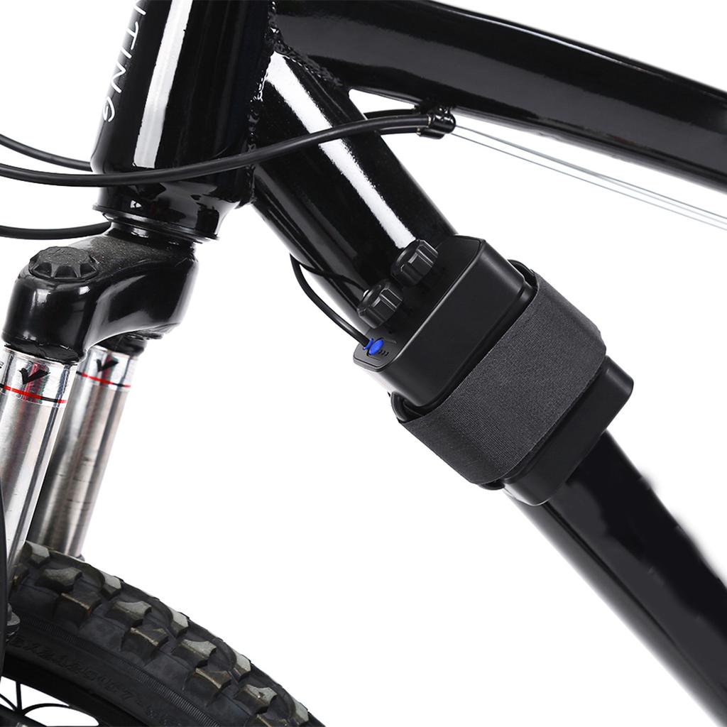 Bike Battery Pack Box, Water Proof  7 Function Battery Case Box 8.4V   USB Output, Charging Phone, for   Lamp