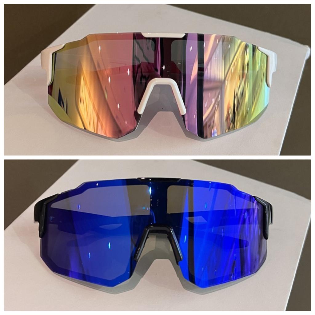 1/2PCS UV400 Hiking Cycling Glasses Large Frame Sunglasses for Fishing Driving Bike Bicycle Goggles