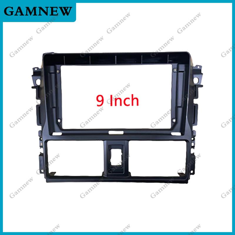 9 10 Inch Car Audio Radio Plate Fascia Frame For Toyota Yaris Vios 2013-2016 Big Screen 2Din DVD Player Panel Dash Mount Kit