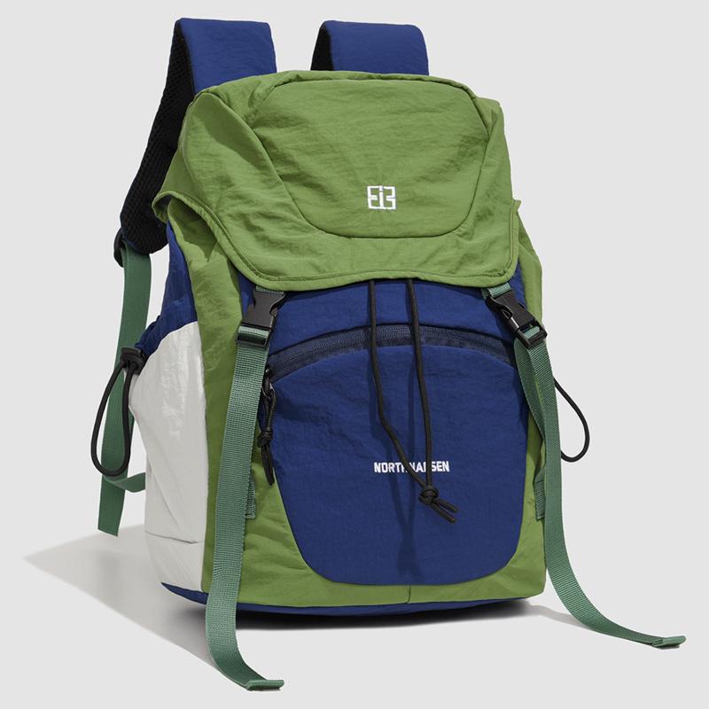 Mochila Impermeável para Caminhada na Faculdade - Bolsa de Trekking Leve com Alças Duplas para Esportes ao Ar Livre e Uso no Campus