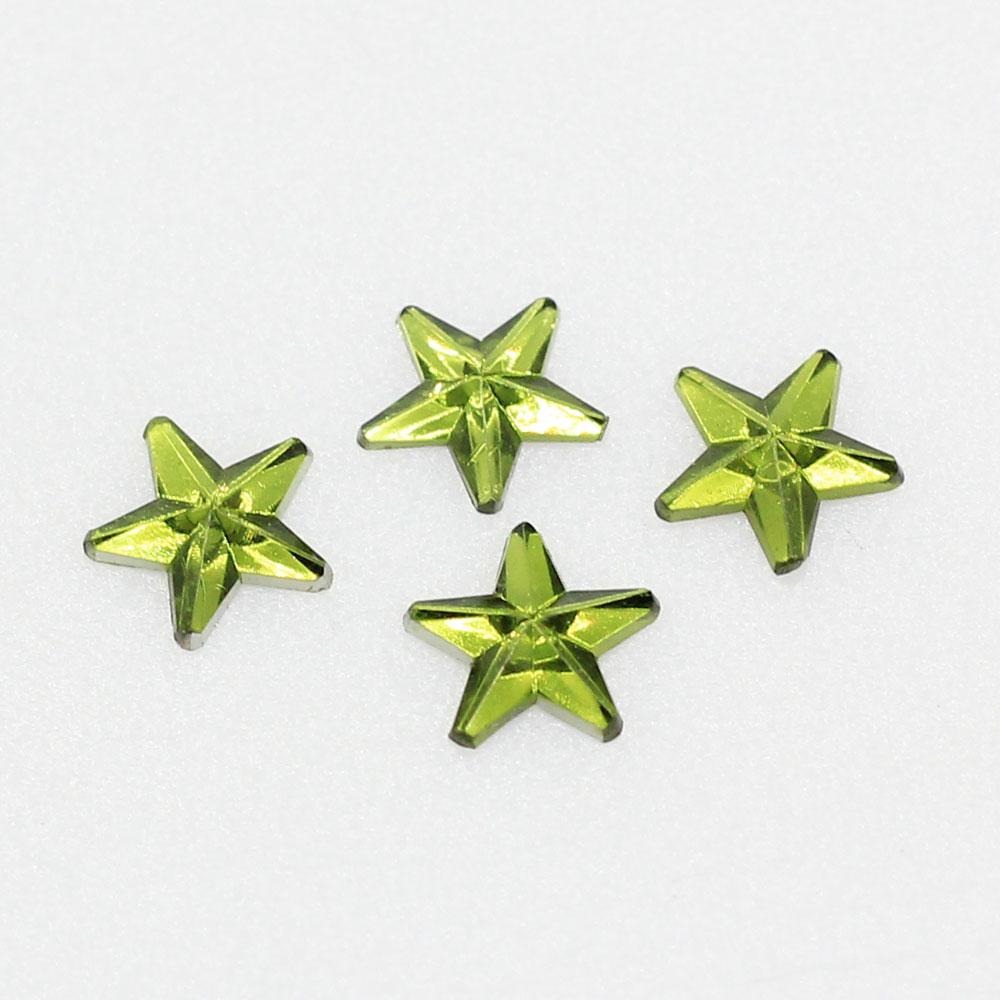 5mm Acrylic Stars Rhinestones Decoration Crafts Cabochon Scrapbooking Embellishments Flatback Nail Art Garment Beads DIY