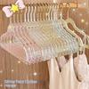 10Pcs Non Marking Anti Slip Clothes Hangers Lightweight Space Saver Hanger for Girls Dorm Closet Storage