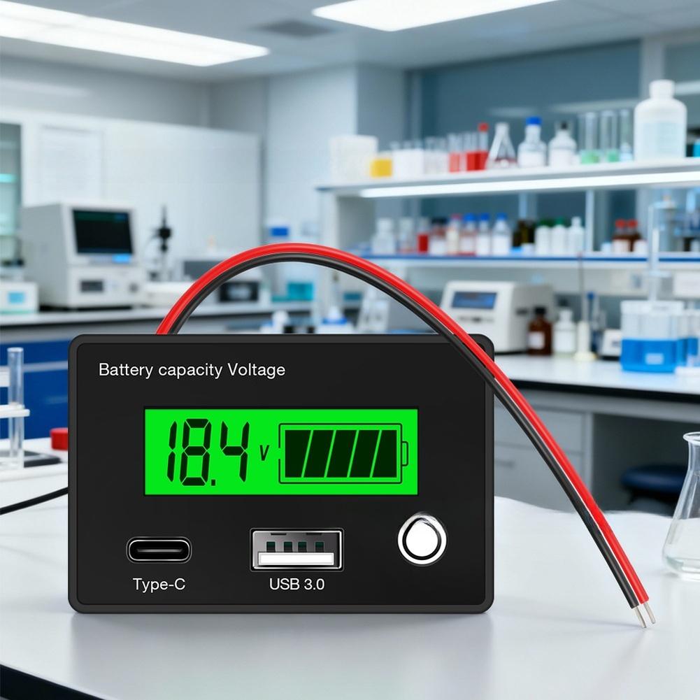 For Battery Diagnostics Green Capacity Tester LCD Battery Tester Ternary Lithium Support Lithium Iron Phosphate Support
