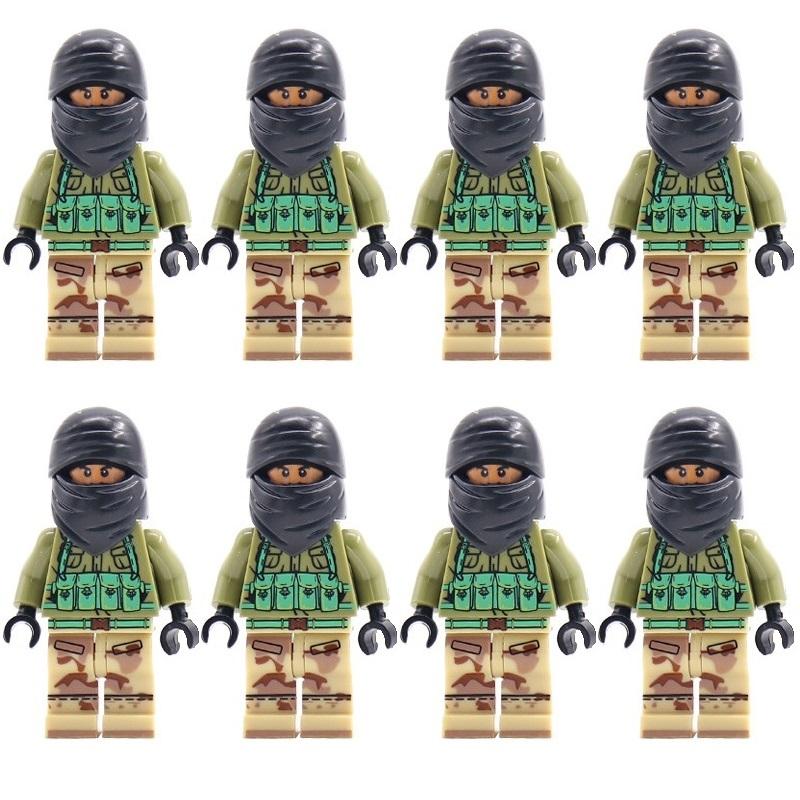 

Ближневосточный армейский солдат спецназа, мини-фигурки, пистолеты, MOC SWAT, городское военное оружие, строительный блок, кирпичная игрушка для мальчика