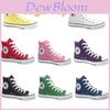 Classic Hightop Canvas Sneakers For Men And Women With Rubber Outsole For Casual Wear