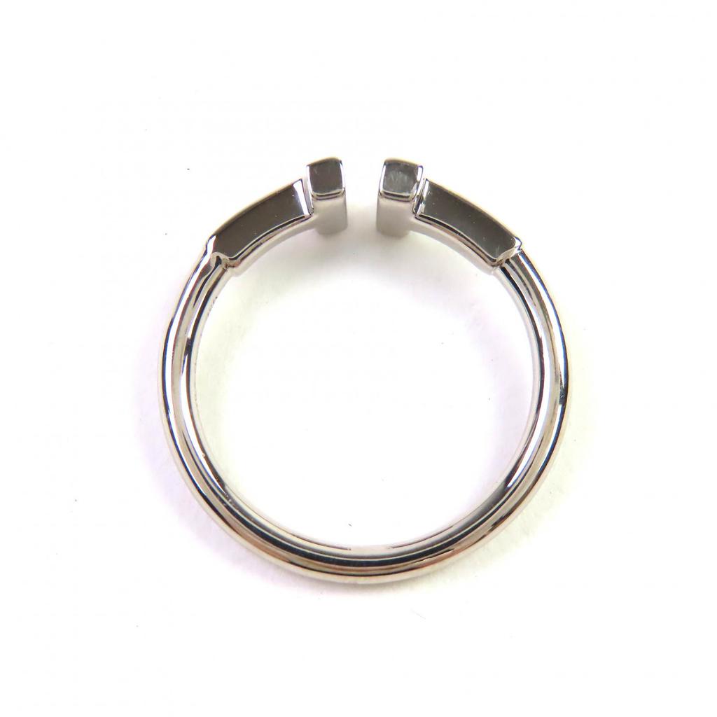 Excellent TIFFANY&Co. Ring T wire ring Accessories White gold K18WG Women Used