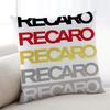 R-R-Recaro-ES Fashion Logo cushion cover Home Bedding Sofa living Room pillowcase Simple Soft Skin Cushion Cover Party Gift