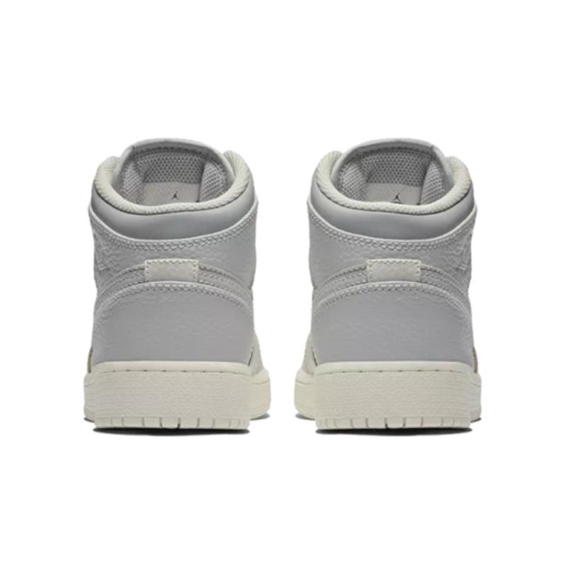 Jordan 1 Mid Light Bone/Wolf Grey Jordan 554725-053