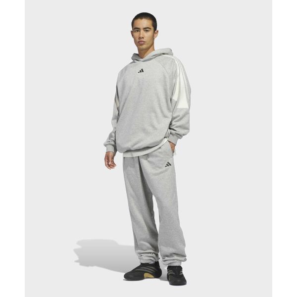 Adidas Fl Pant Loose Basketball Drawstring Elastic Knitted Sports Pants Unisex pants Medium-Gray KB7551