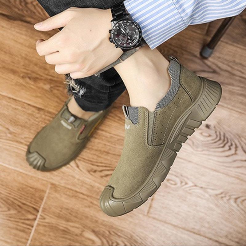 Fashion Soft Soled Men Shoes New Summer Lightweight Anti-Slip Shoes Breathable Wear-resistant Work Shoes for Women Platform Sneakers Men