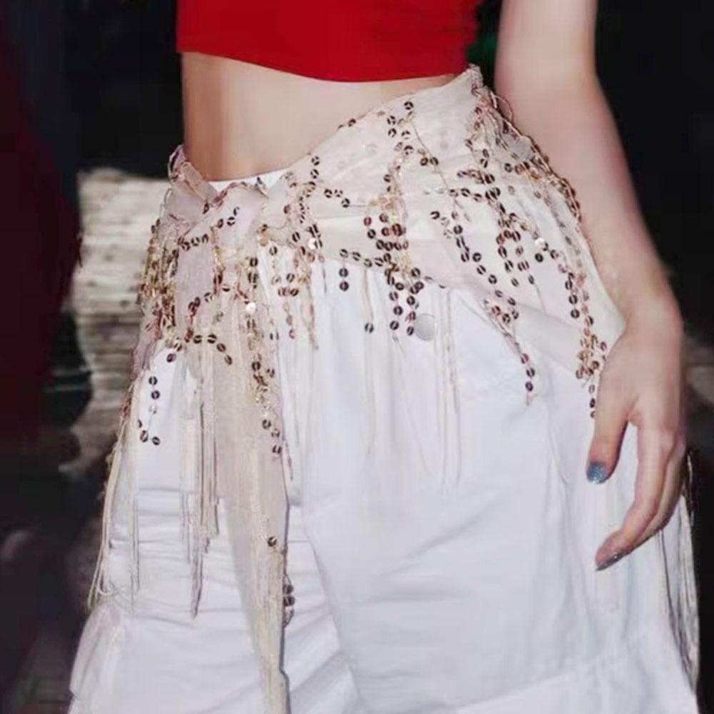 Tassels Belly Dance Belt Jazz Dance Waist Chain Fashion Dancer Skirt for Thailand/India/Arab