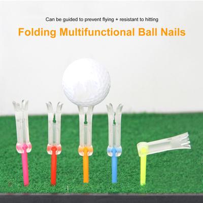 Adjustable Golf Tee with Stable Ball Holder Adjustable Golf Tee Height Stable Plastic Golf Tee Ball Holder Practice Accessories