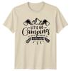 Lets Go Camping Out There TShirt Wild Adventure Graphic Tee