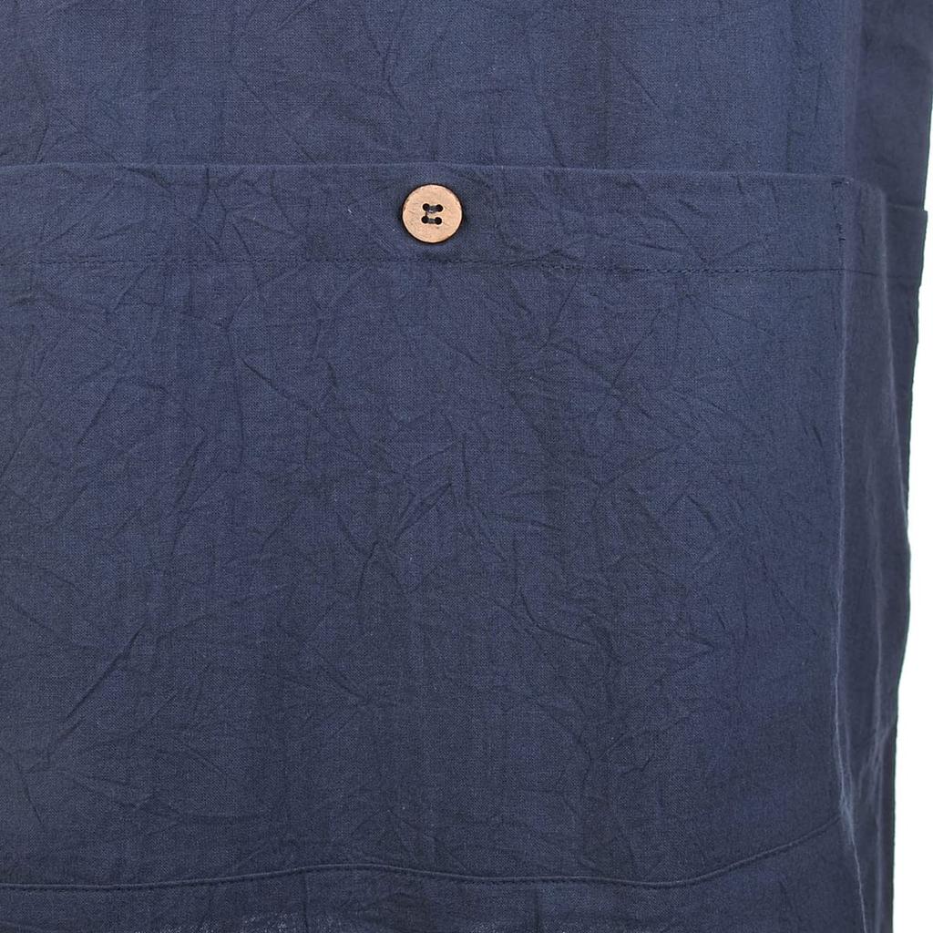 Sewing Washer Navy Free Size [Kusuguru Japan] Apron, Apron, K105-15, Blue,