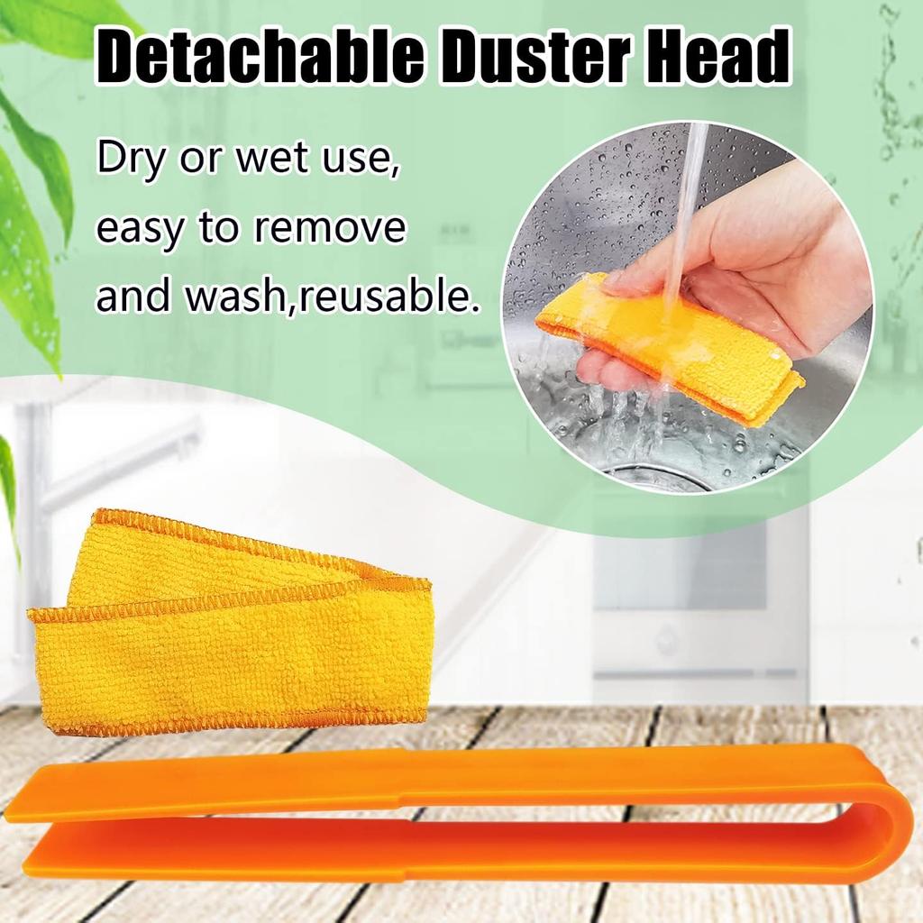 4 Pack Blinds Duster - Window Blinds Cleaner With 4 Microfiber Sleeves, Cleaning Tools For Air Conditioner Vents, Fans, Car Vents
