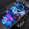 Arcane Jinx Anime Mouse Pad Large Computer Office Game Table Mats XXL Rubber Anti-slip Gaming Keyboard Mousepads Long Desk Pads