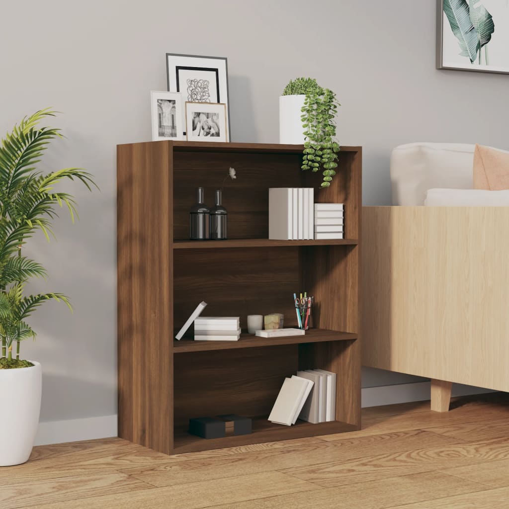 Vidaxl Wall Cabinet, Brown Oak, 69.5X32.5X90 Cm