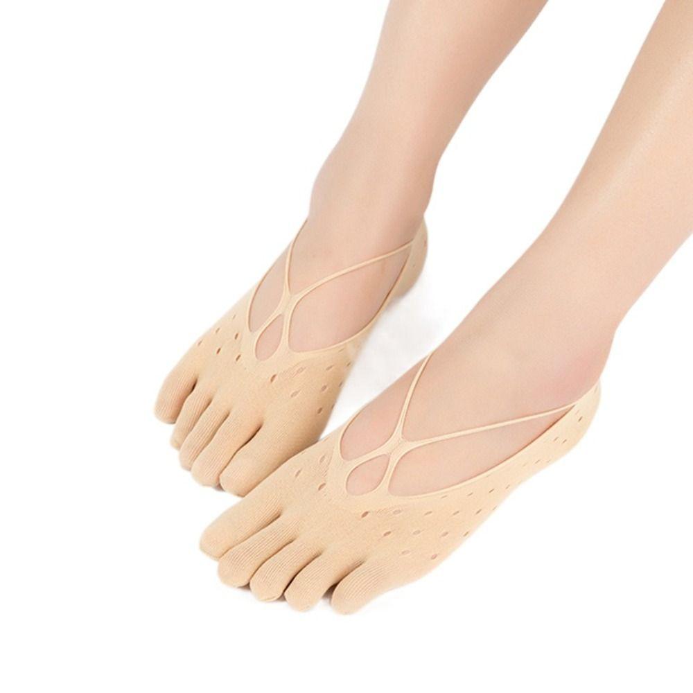 Thin Anti Slip Mesh Five Finger Socks Projoint Antibunions Health Sock Women's Split Toe Socks