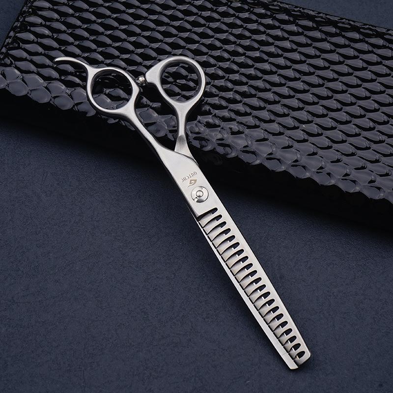 Professional Pet Grooming Scissors Set: Tooth, Curved, Straight, Thinning, Rounding