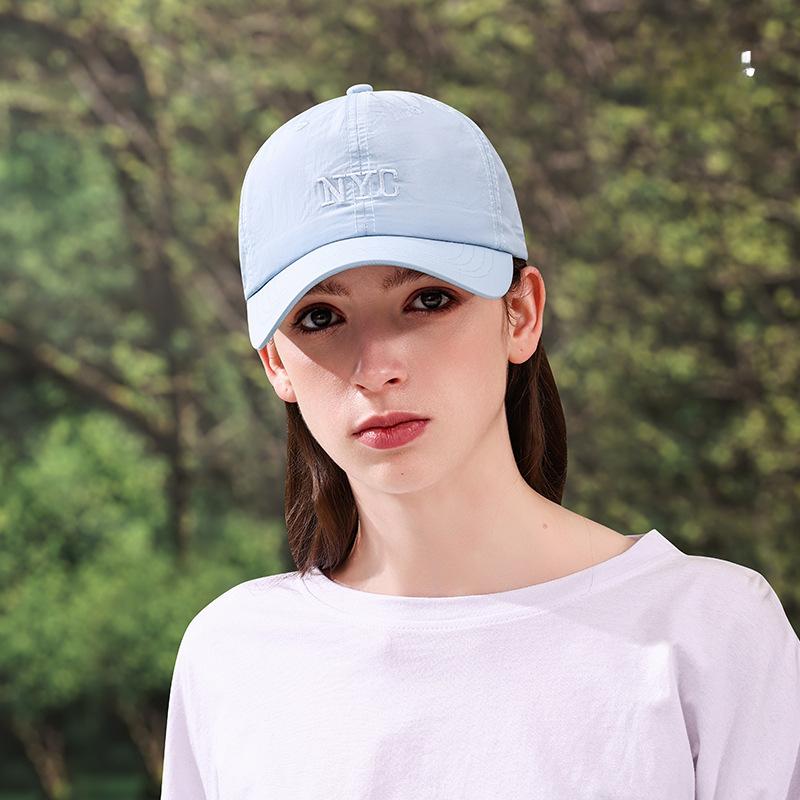 Summer Embroidered Letters Baseball Cap Women Sports Breathable Quick-drying Baseball Cap Men Fashion Casual Outdoor Sun Hat