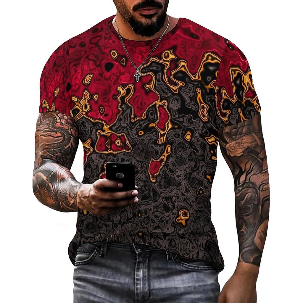 Men's Fashion Top Casual Versatile Short Sleeve Daily Comfort T-Shirts Men’s