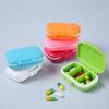 Nieuwe Draagbare Pillendoos met 3 Compartimenten, Wekelijkse Tablet Opbergdoos, Reis Medicijn Pillenbox Dispenser