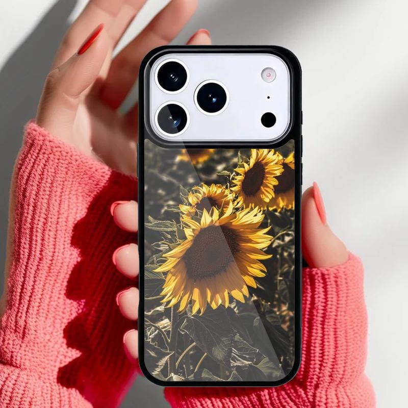 Flowers 1 Sunflowers Phone Case for iPhone 17 16 15 14 13 Pro Max Back Cover for 12 11 Pro Coque