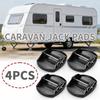 4pcs Universal Adapter Wheel Foot Leg Support Easy Installation Jacking Lift Pad For Campervan